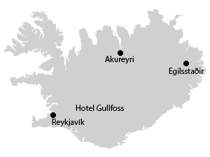 Iceland map